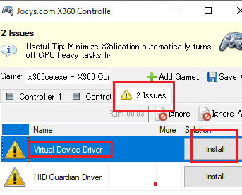 Virtual device driver x360ce не скачивается